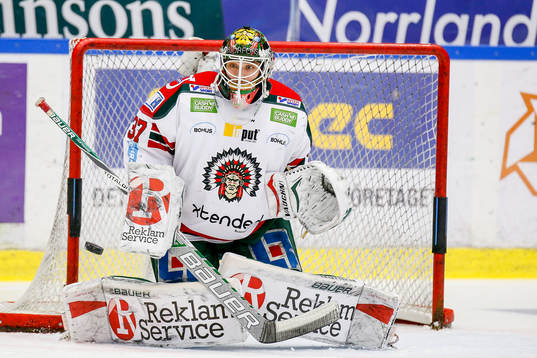 Frölundas målvakt Johan Gustafsson