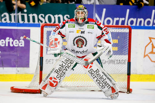 Frölundas målvakt Johan Gustafsson