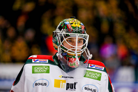 Frölundas målvakt Johan Gustafsson