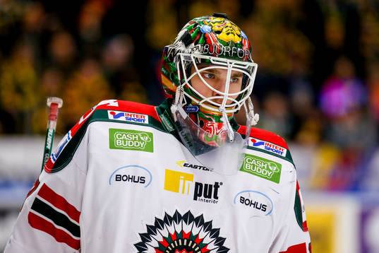 Frölundas målvakt Johan Gustafsson