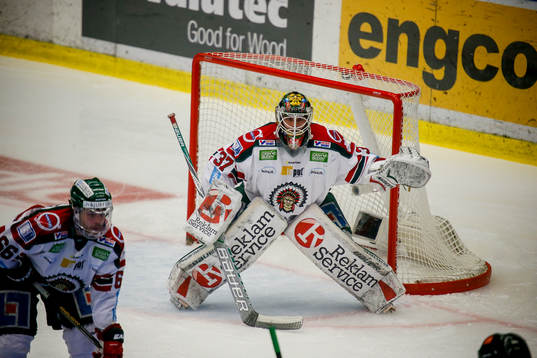 Frölundas målvakt Johan Gustafsson