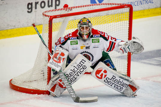 Frölundas målvakt Johan Gustafsson