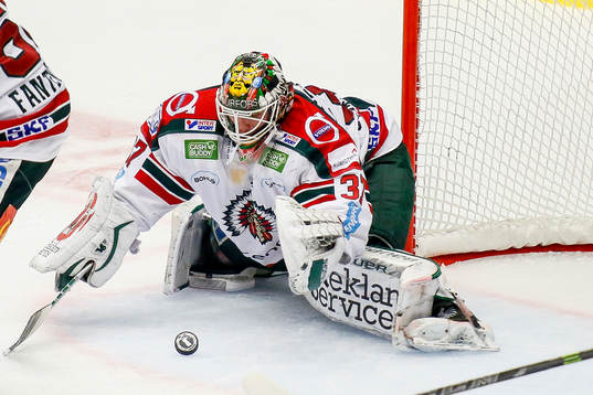 Frölundas målvakt Johan Gustafsson