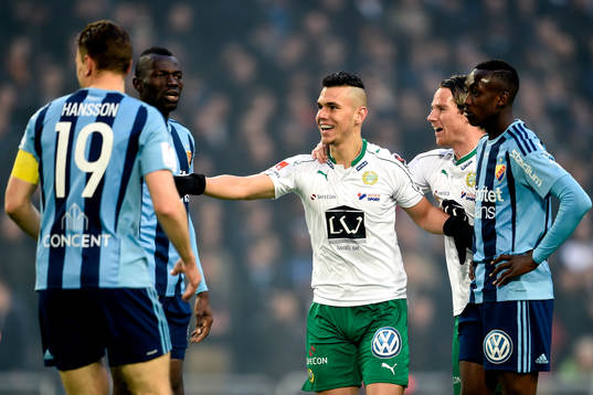 Hammarbys Alexssander Medeiros de Azeredo jublar