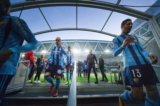Djurgårdens Daniel Berntsen och Mathias Ranegie deppar
