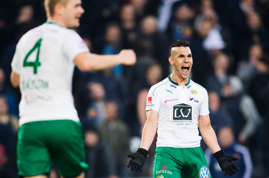 Hammarbys Alexssander Medeiros de Azeredo jublar