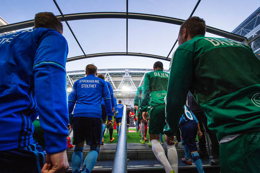 under fotbollsmatchen i Allsvenskan mellan Djurgården och