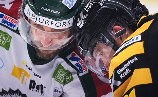 Frölundas Joel Lundqvist och Skellefteås Jimmie Ericsson