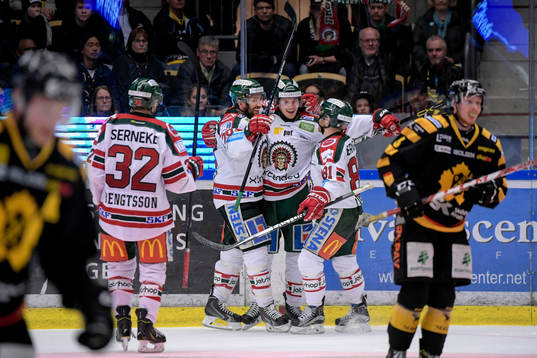 Frölundas Lukas Bengtsson, Joel Lundqvist, Artturi