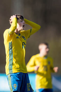 Sveriges Albin Mörfelt deppar