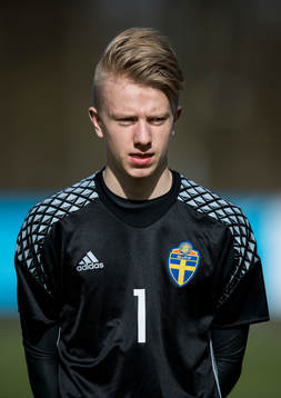 Sveriges målvakt Jonathan Johnsson