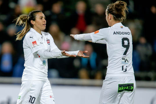 Rosengårds Marta Viera Da Silva och Rosengårds Nataša