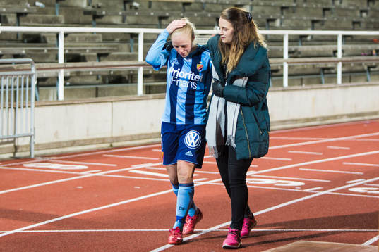 Djurgårdens Mia Jalkerud deppar