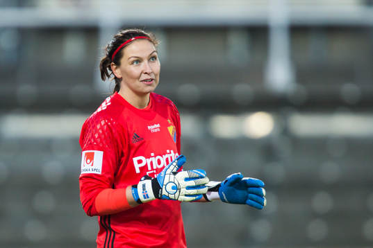 Djurgårdens målvakt Gudbjörg Gunnarsdottir
