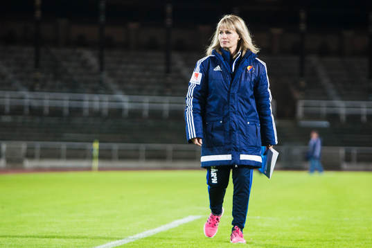 Djurgårdens tränare Yvonne Ekroth