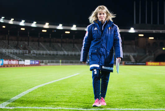 Djurgårdens tränare Yvonne Ekroth