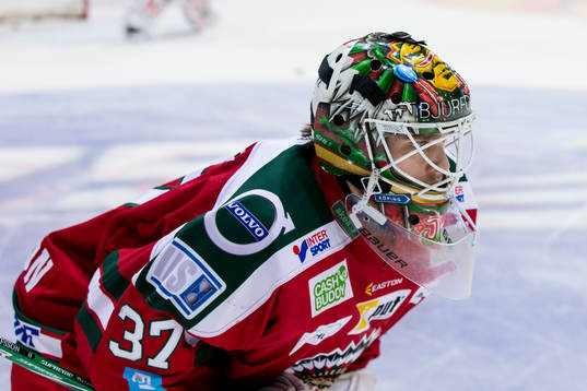 Frölundas målvakt Johan Gustafsson