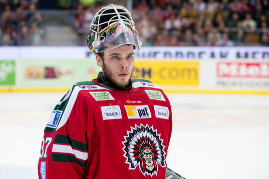 Frölundas målvakt Johan Gustafsson
