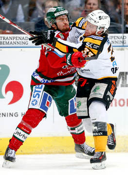 Frölundas Lukas Bengtsson och Skellefteås Sebastian Olsson