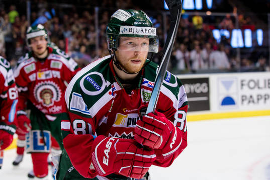 Frölundas Ryan Lasch jublar