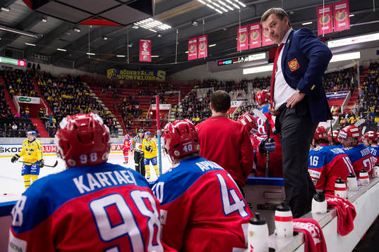 Rysslands förbundskapten Oleg Znarok