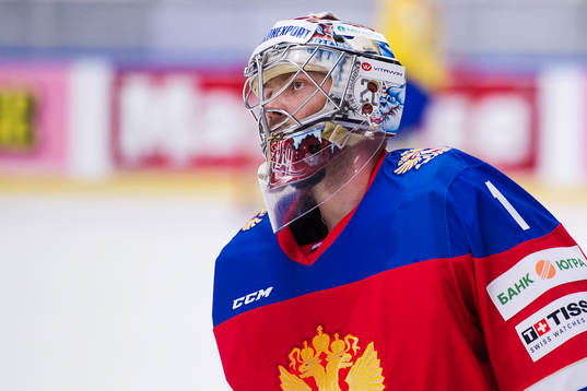 Rysslands målvakt Semyon Varlamov