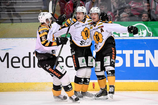 Skellefteås Jimmie Ericsson, Martin Lundberg och Patrik