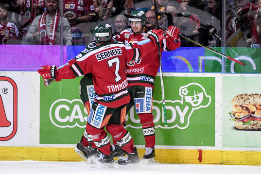 Frölundas Johan Sundström jublar