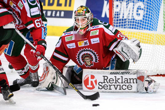 Frölundas målvakt Johan Gustafsson