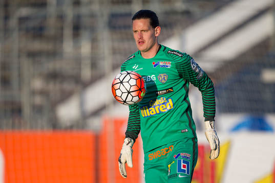 Falkenbergs målvakt Otto Martler