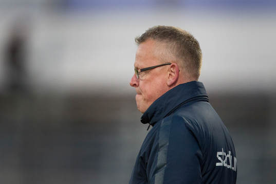 Norrköpings tränare Jan Andersson deppar