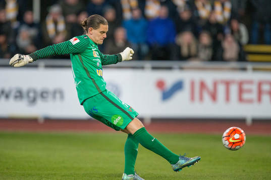 Falkenbergs målvakt Otto Martler