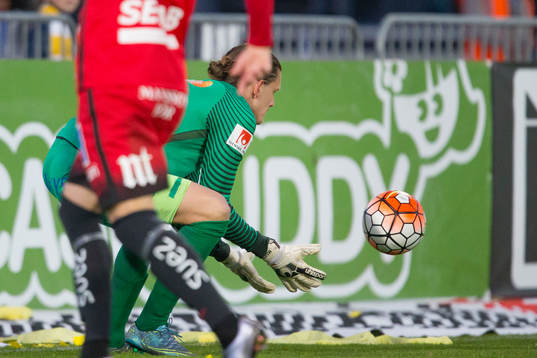 Falkenbergs målvakt Otto Martler