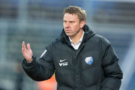 Falkenbergs tränare Hans Eklund