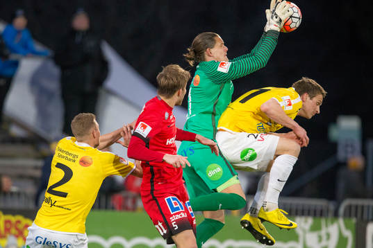 Falkenbergs Rasmus Sjöstedt och Norrköpings Christoffer