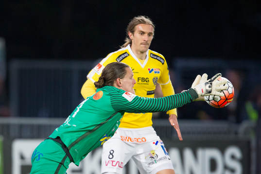 Falkenbergs målvakt Otto Martler