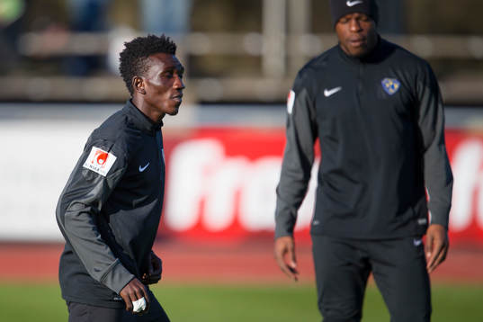 Falkenbergs Lord Ofosuhene och Falkenbergs Hakeem Araba