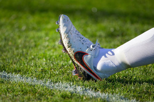 Sko inför fotbollsmatchen i Allsvenskan mellan Falkenberg