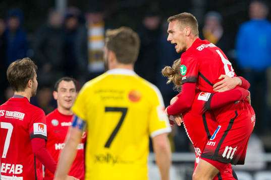 Norrköpings Linus Wahlqvist jublar