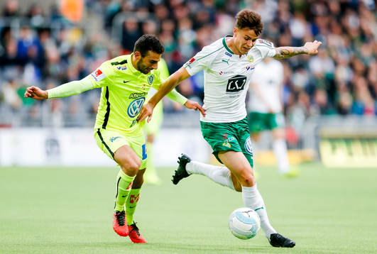 Jönköpings André Calisir och Hammarbys Melker Hallberg