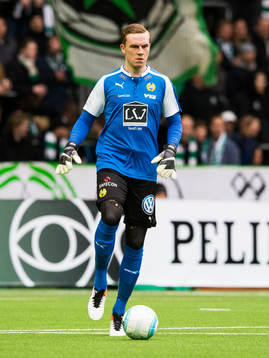 Hammarbys målvakt Ögmundur Kristinsson