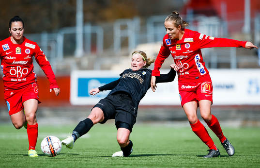 Göteborgs Sara Linden och Örebros Anna Björk