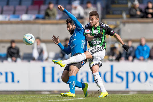 Halmstads Mohammed Ali Khan och GAIS Malkolm Moenza