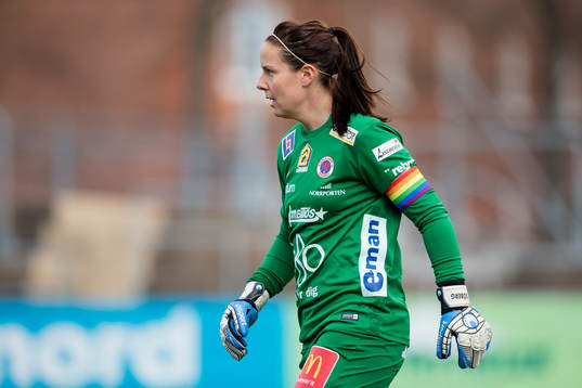 Örebros målvakt Carola Söberg