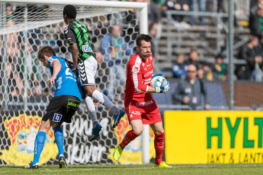 Halmstads målvakt Stojan Lukic