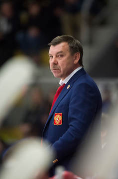 Rysslands förbundskapten Oleg Znarok
