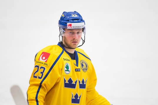 Sveriges Lucas Wallmark ser deppig ut