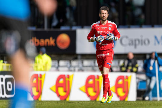 Halmstads målvakt Stojan Lukic