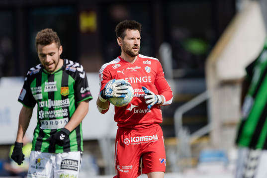 Halmstads målvakt Stojan Lukic