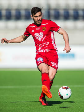 Östersunds Sotirios Papagiannopoulus i aktion